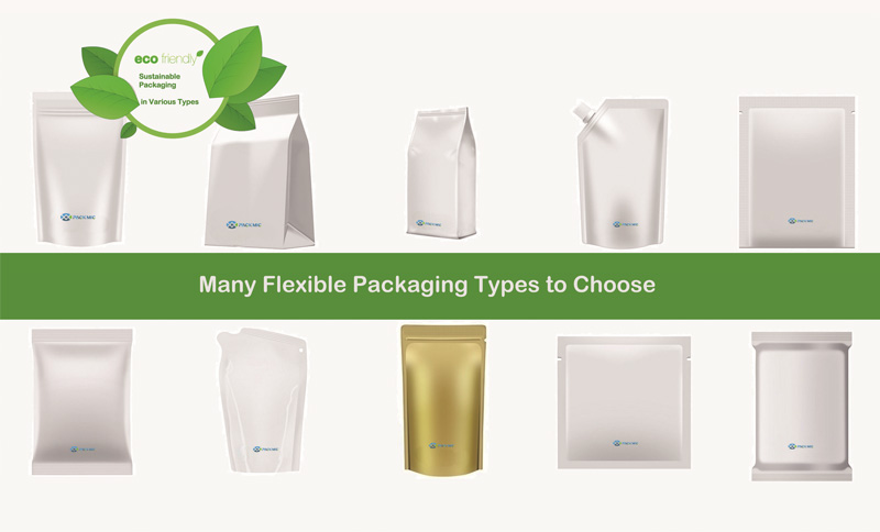recycle packaging in different types