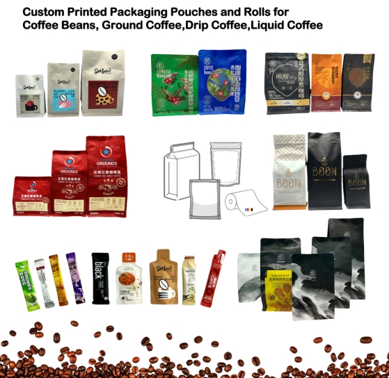 4.printed flexible packaging for coffee products